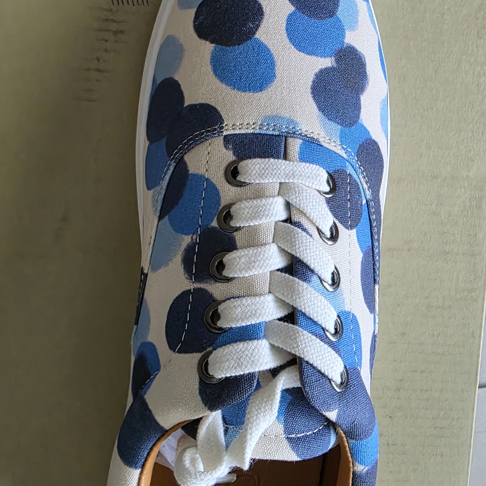Ted Baker SHORNIC Spot Print Canvas Skate Shoe - Picture 5 of 6